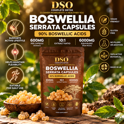 Boswellia Serrata 6000mg Capsules – 90% Boswellic Acids | High Strength 10:1 Extract